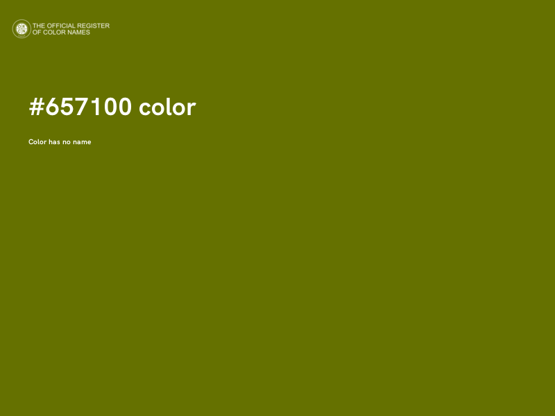 #657100 color image
