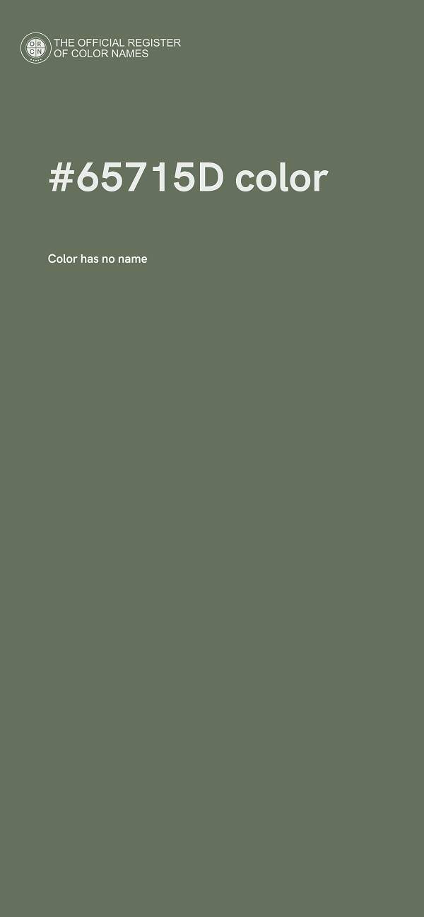 #65715D color image