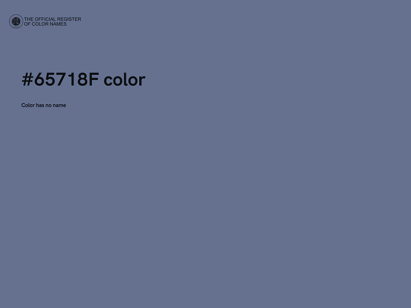 #65718F color image