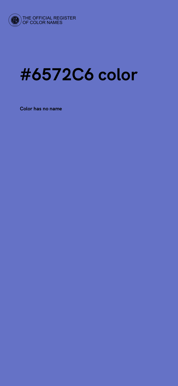 #6572C6 color image