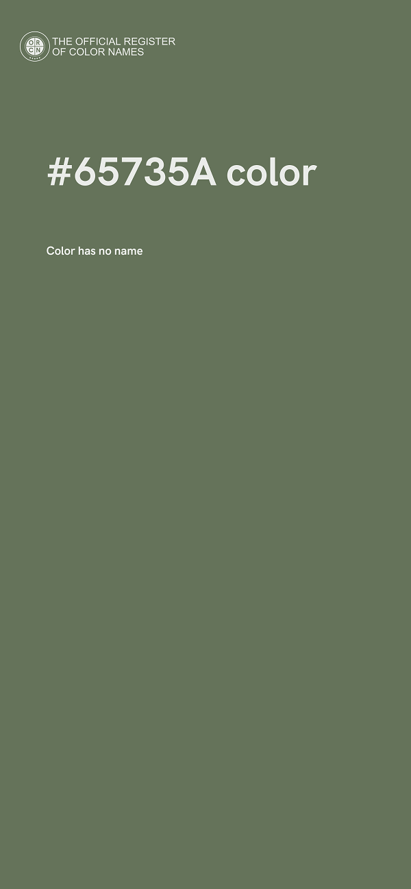#65735A color image