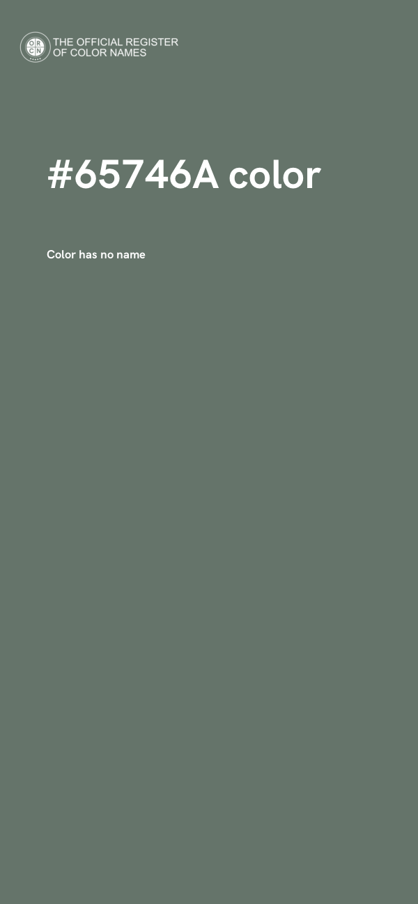 #65746A color image