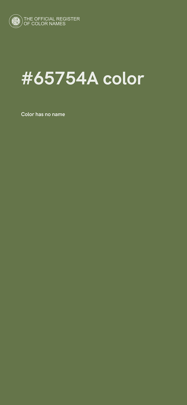 #65754A color image
