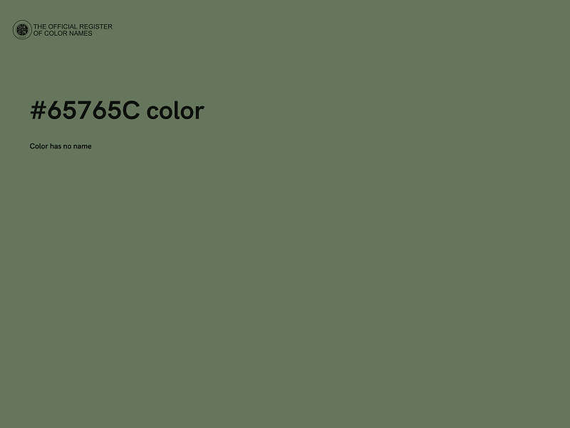 #65765C color image