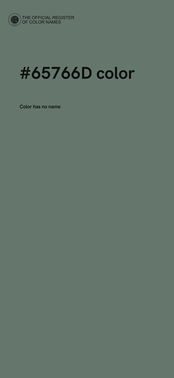 #65766D color image