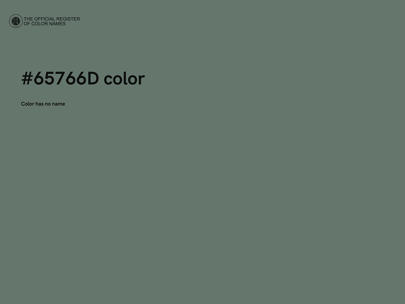 #65766D color image