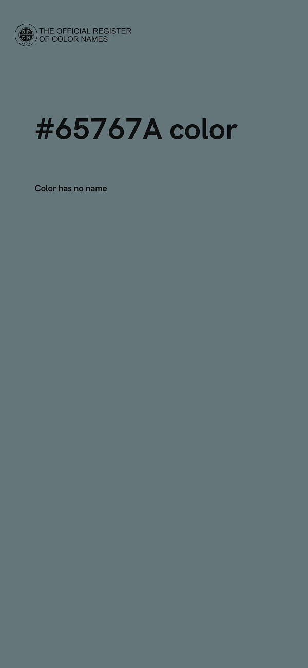 #65767A color image