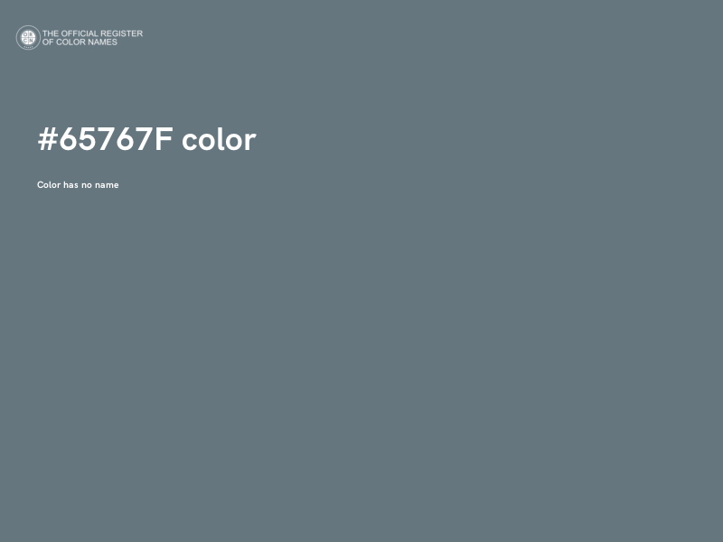 #65767F color image