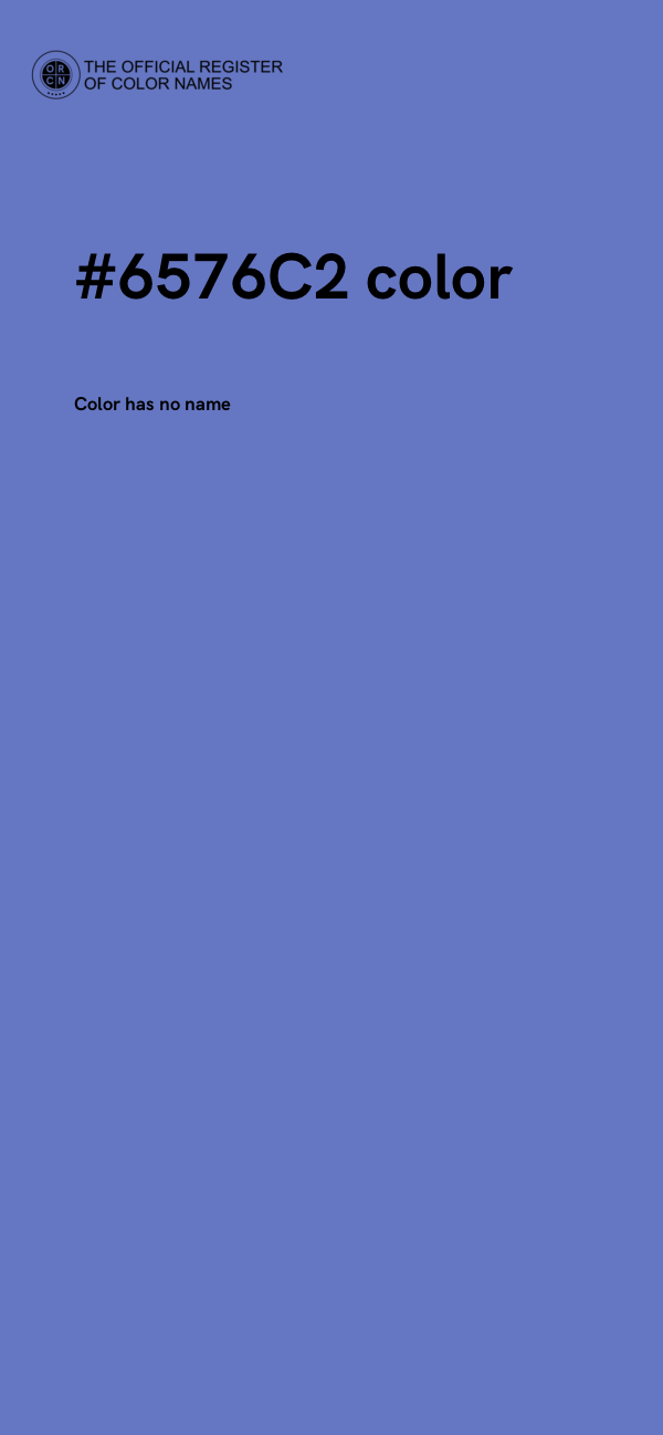 #6576C2 color image