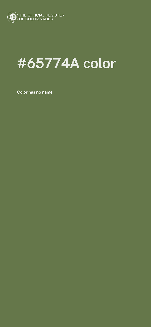 #65774A color image