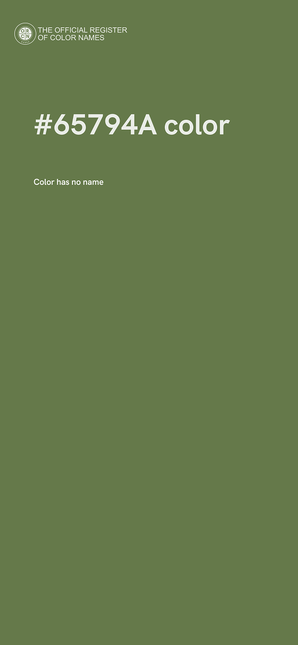 #65794A color image