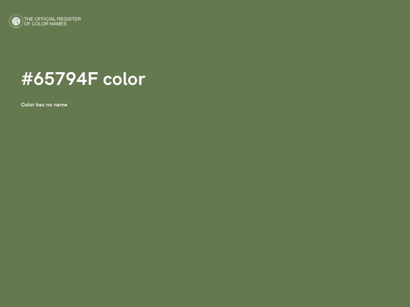 #65794F color image