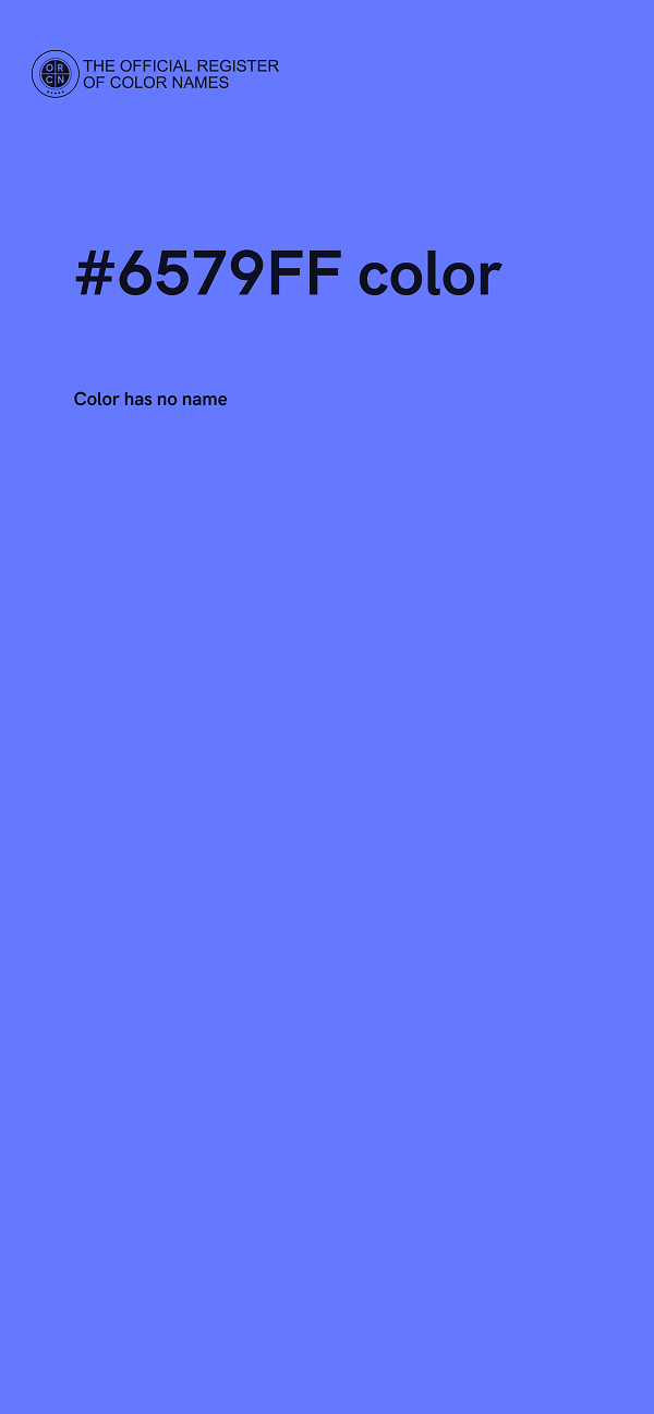 #6579FF color image