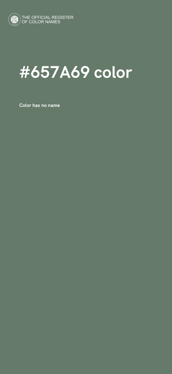 #657A69 color image