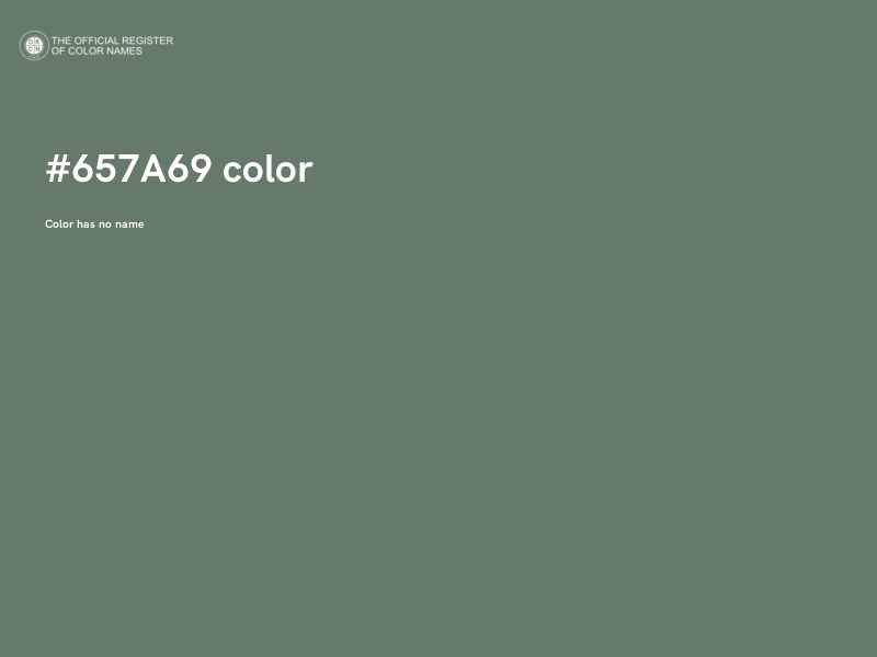 #657A69 color image