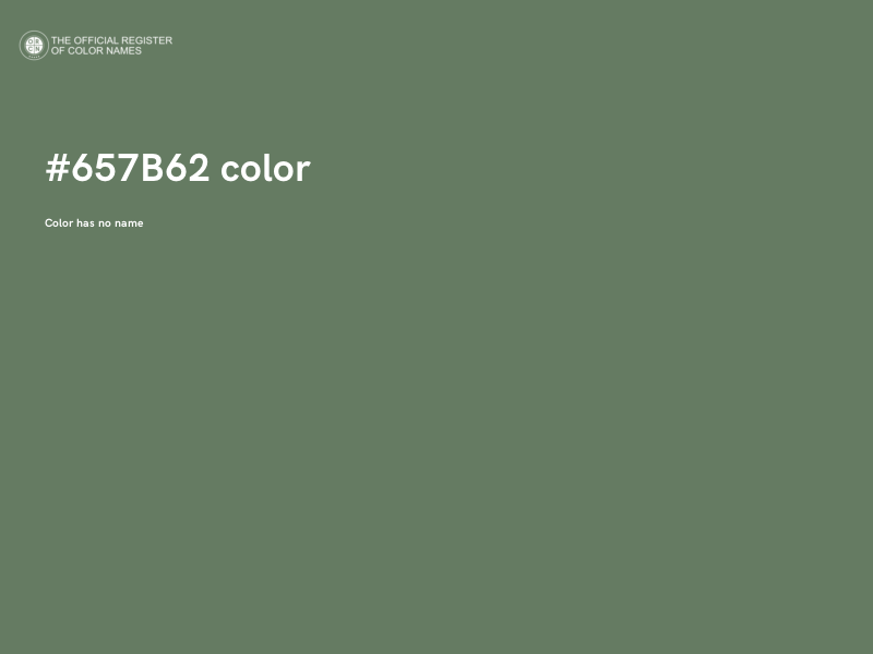 #657B62 color image