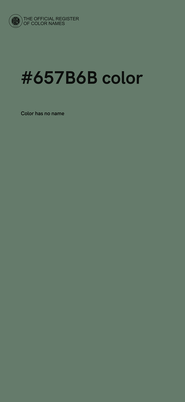 #657B6B color image