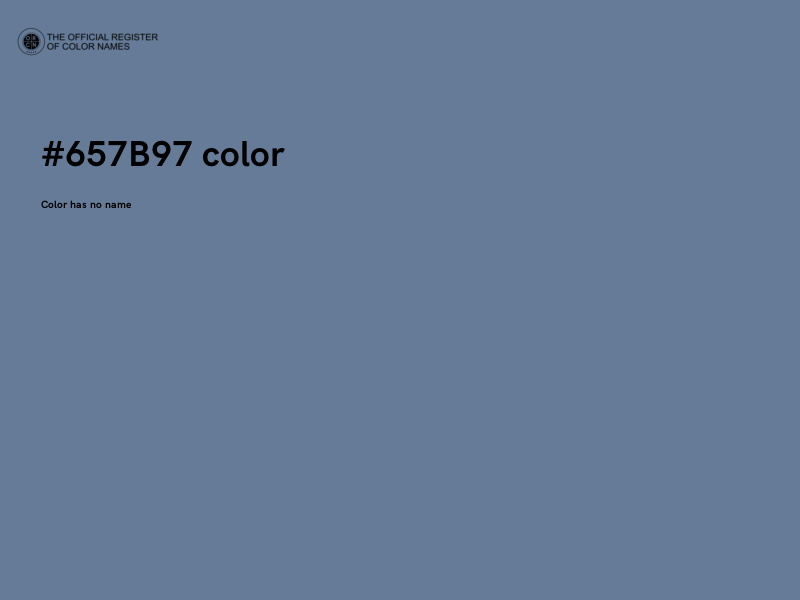 #657B97 color image