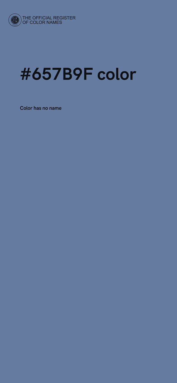 #657B9F color image