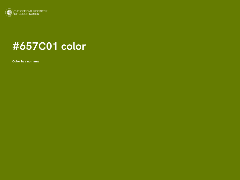 #657C01 color image