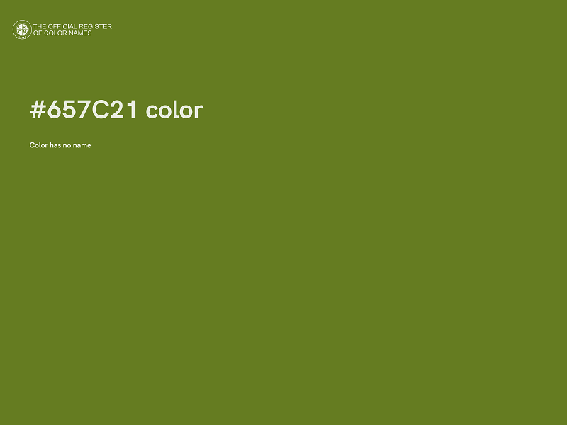 #657C21 color image