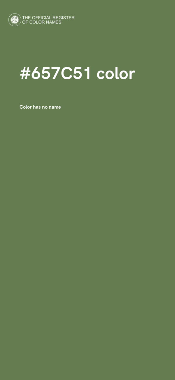 #657C51 color image