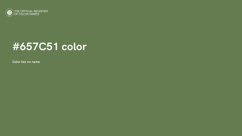 #657C51 color image
