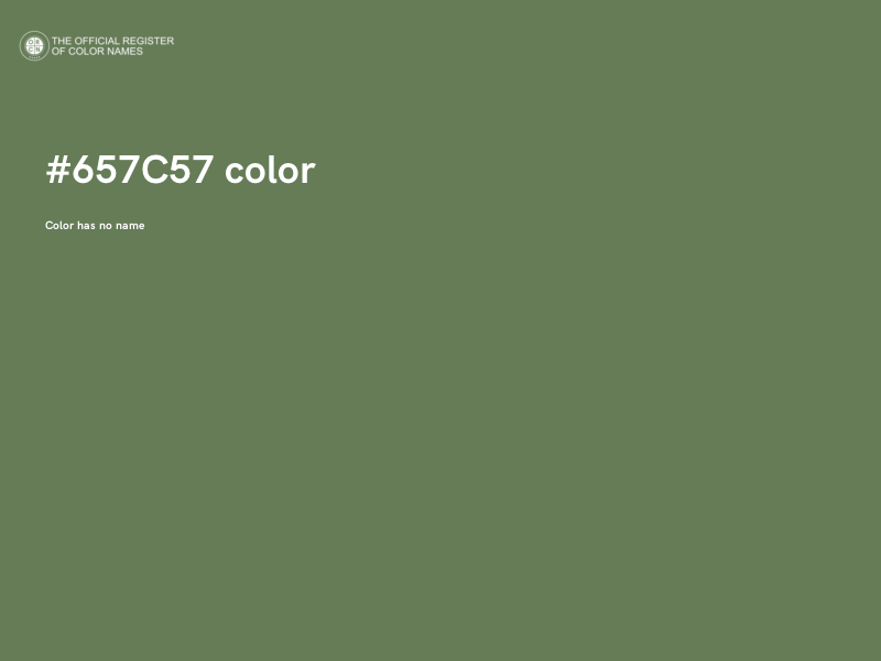 #657C57 color image