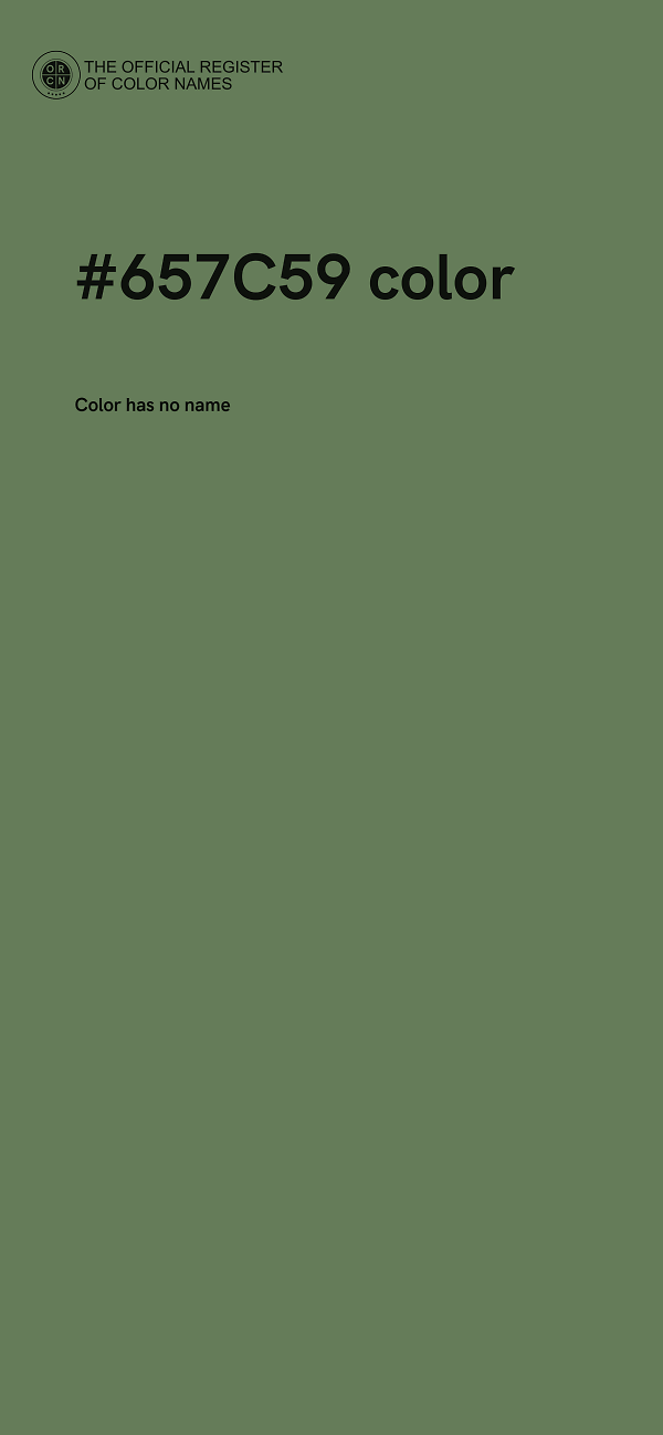 #657C59 color image