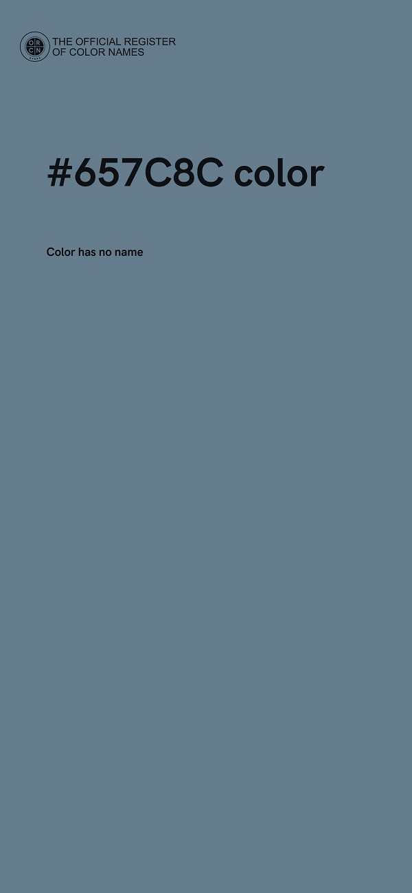 #657C8C color image