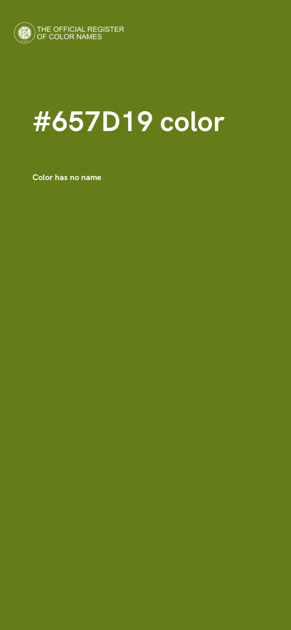 #657D19 color image