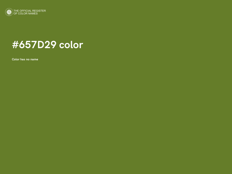#657D29 color image
