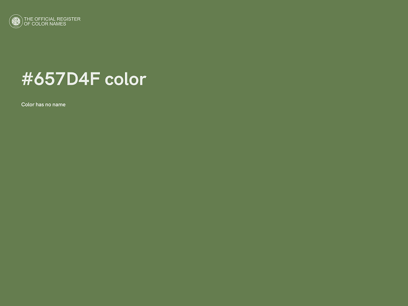 #657D4F color image