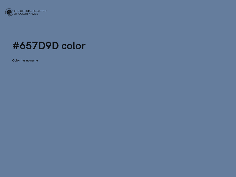 #657D9D color image