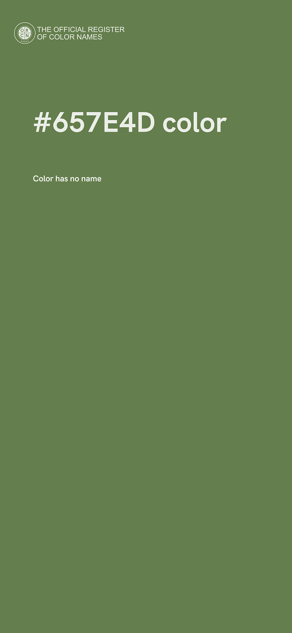 #657E4D color image