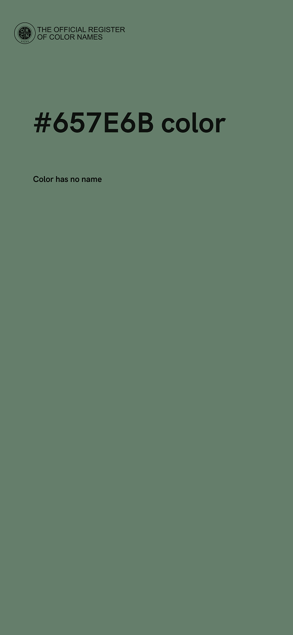 #657E6B color image