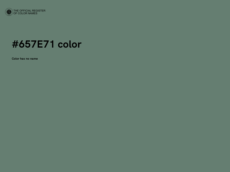 #657E71 color image