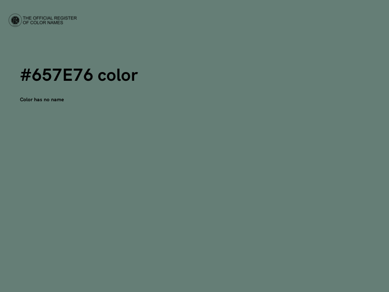 #657E76 color image