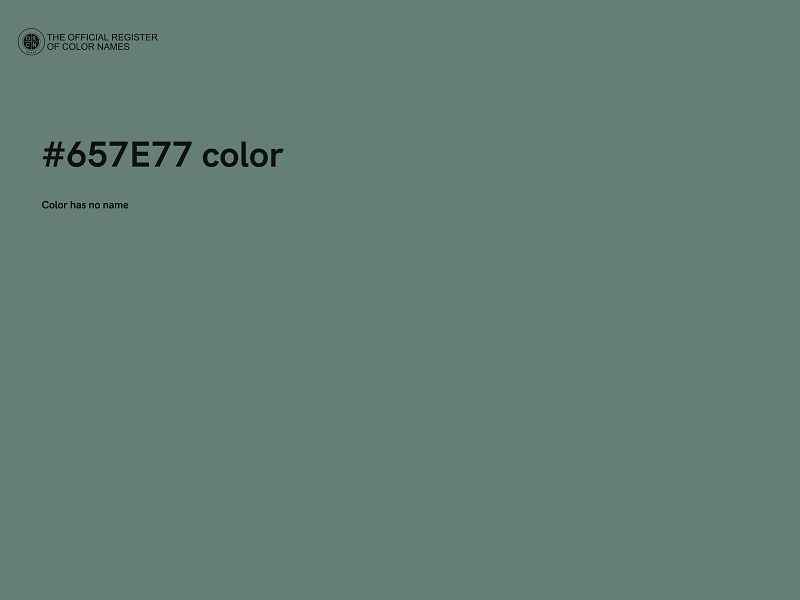 #657E77 color image