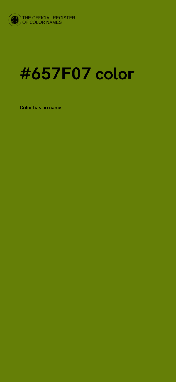 #657F07 color image