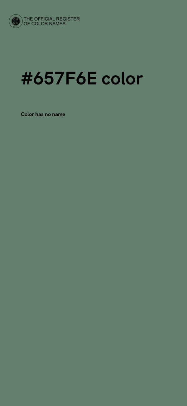 #657F6E color image