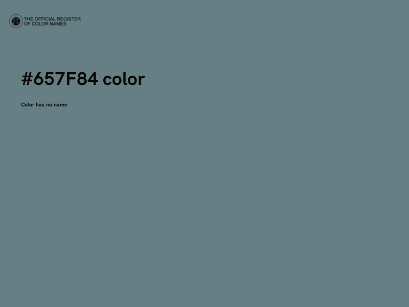 #657F84 color image