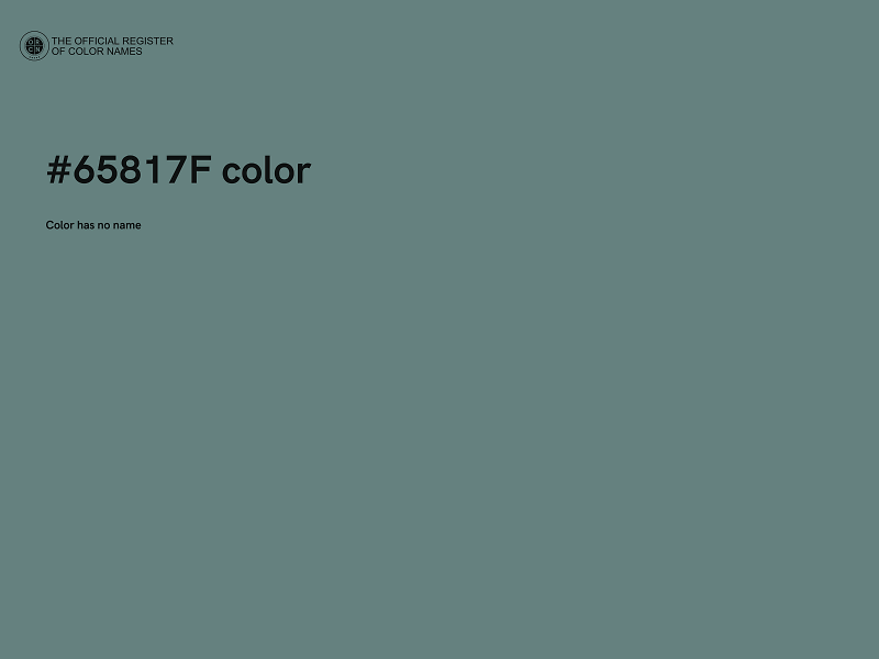 #65817F color image