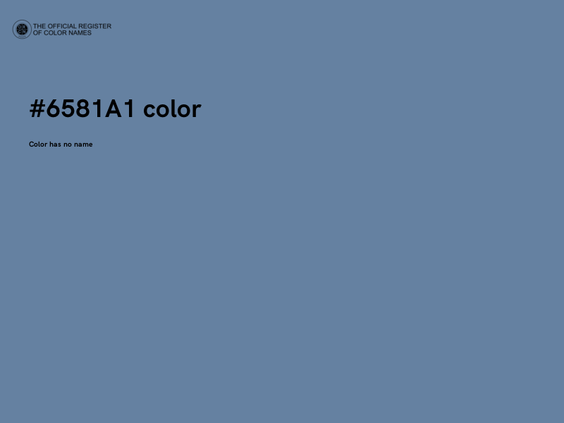 #6581A1 color image