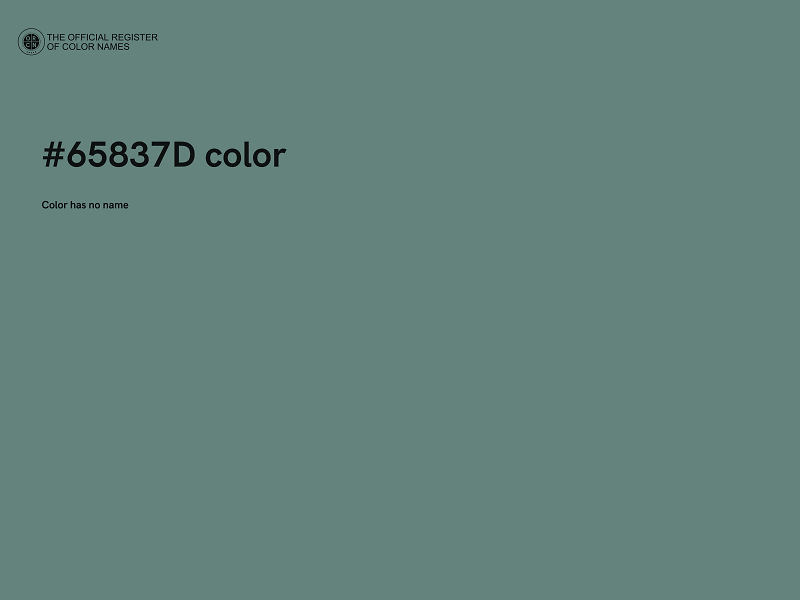 #65837D color image