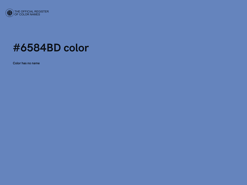 #6584BD color image