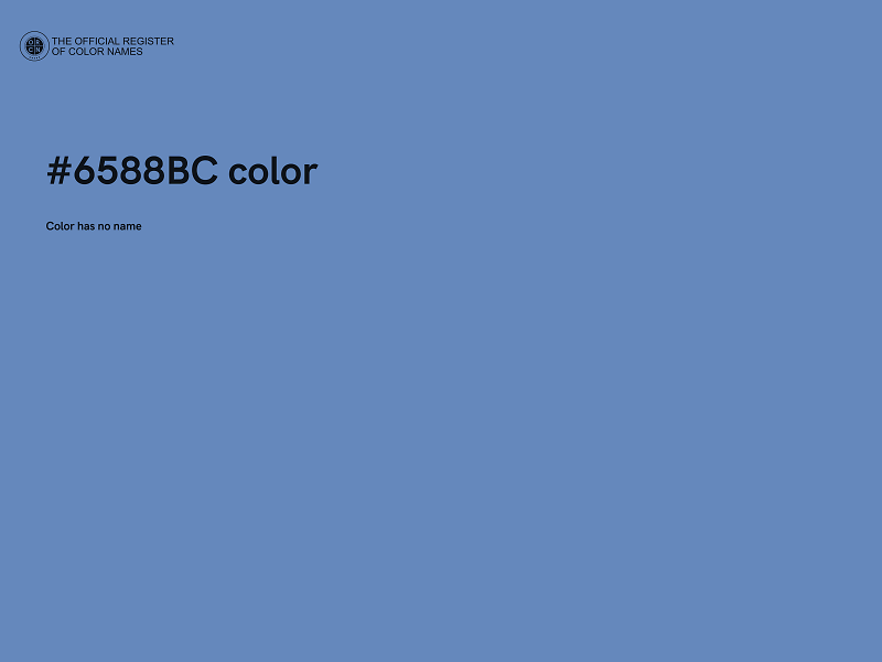 #6588BC color image