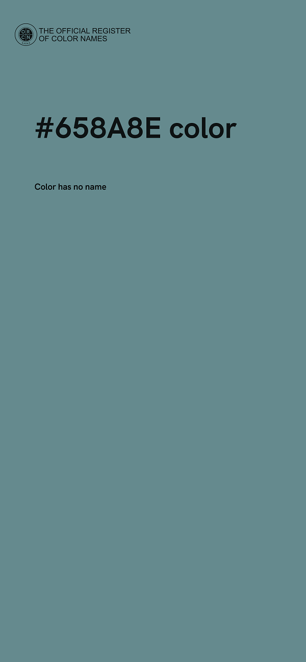 #658A8E color image