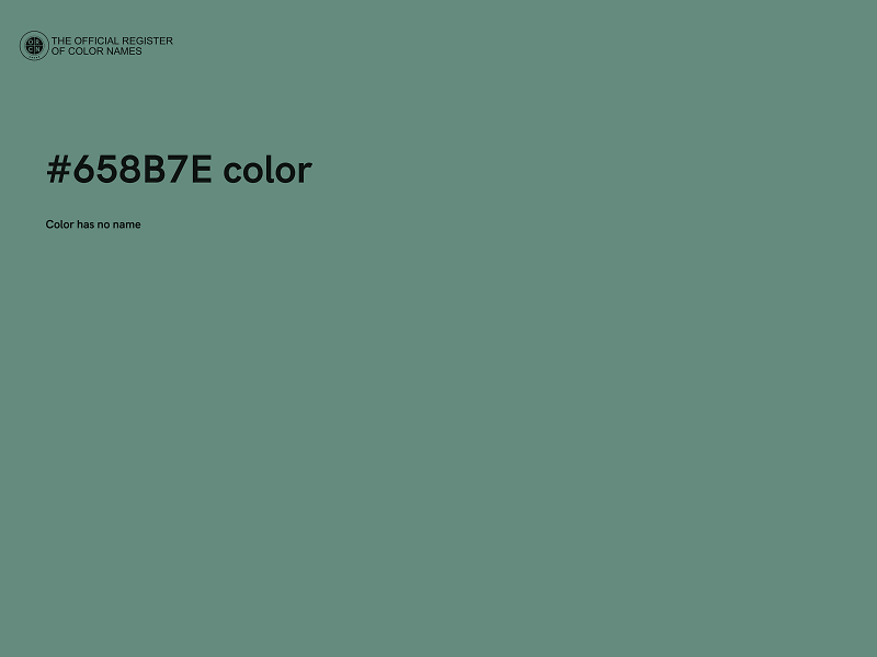 #658B7E color image