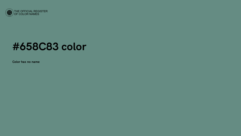 #658C83 color image